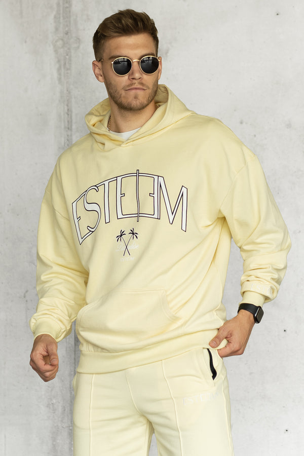 LIGHTYELLOW PARADISE OVERSIZED SWEATHOODIE