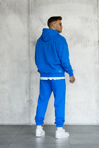 ROYALBLUE DISCREET OVERSIZED ZIP HOODIE
