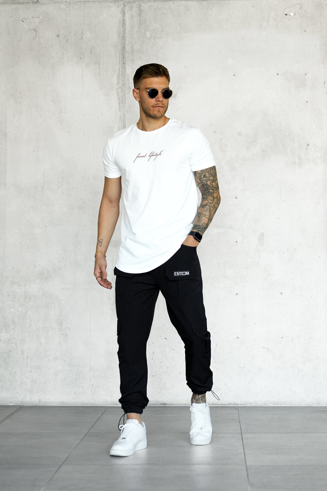 WHITE FINEST LIFESTYLE TEE