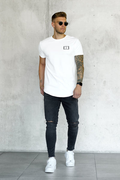WHITE LOGO TEE